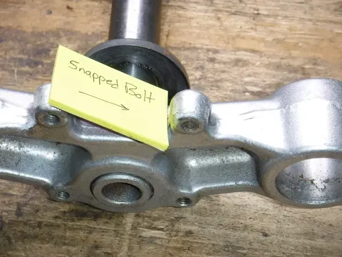 1987 Yz80 * Triple Trees Clamps Yokes Steering Stem Bar Clamps