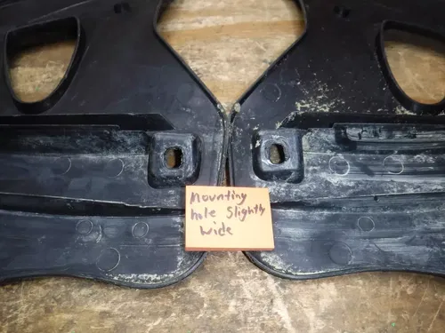 1997 Kx125 (A) Left & Right Side Rear Number Plate Plastics Plastic 1994 - 1998