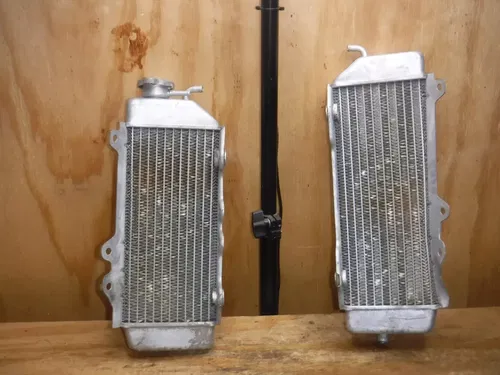 2012 Kx250f (A) Radiators Rad Left Right Pressure Cap Comb Cooling 2010 - 2016