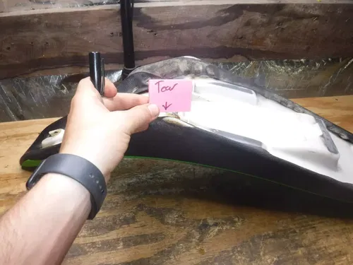 2012 Kx250f Seat Complete Cover Foam Base Saddle Pan