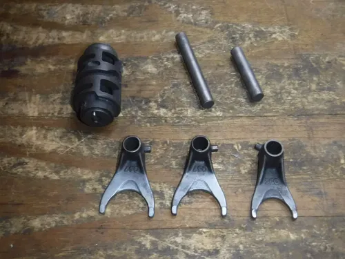 2012 Kx250f (A) Transmission Shift Forks Drum Rods