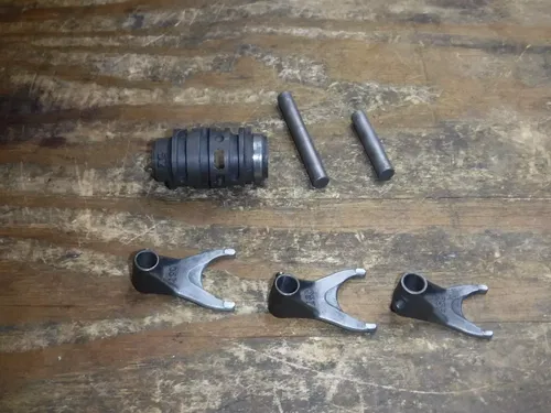 2012 Kx250f (A) Transmission Shift Forks Drum Rods