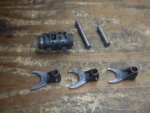 2012 Kx250f (A) Transmission Shift Forks Drum Rods