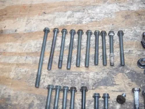 1997 Rm125 Bolt Kit Motor Bolts Fitting Bolts Bolt Kit NOT A COMPLETE SET