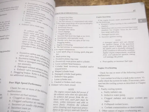 2000 Yz125 (B)  Repair Service Workshop Shop Manual Book Guide 1994 - 2001