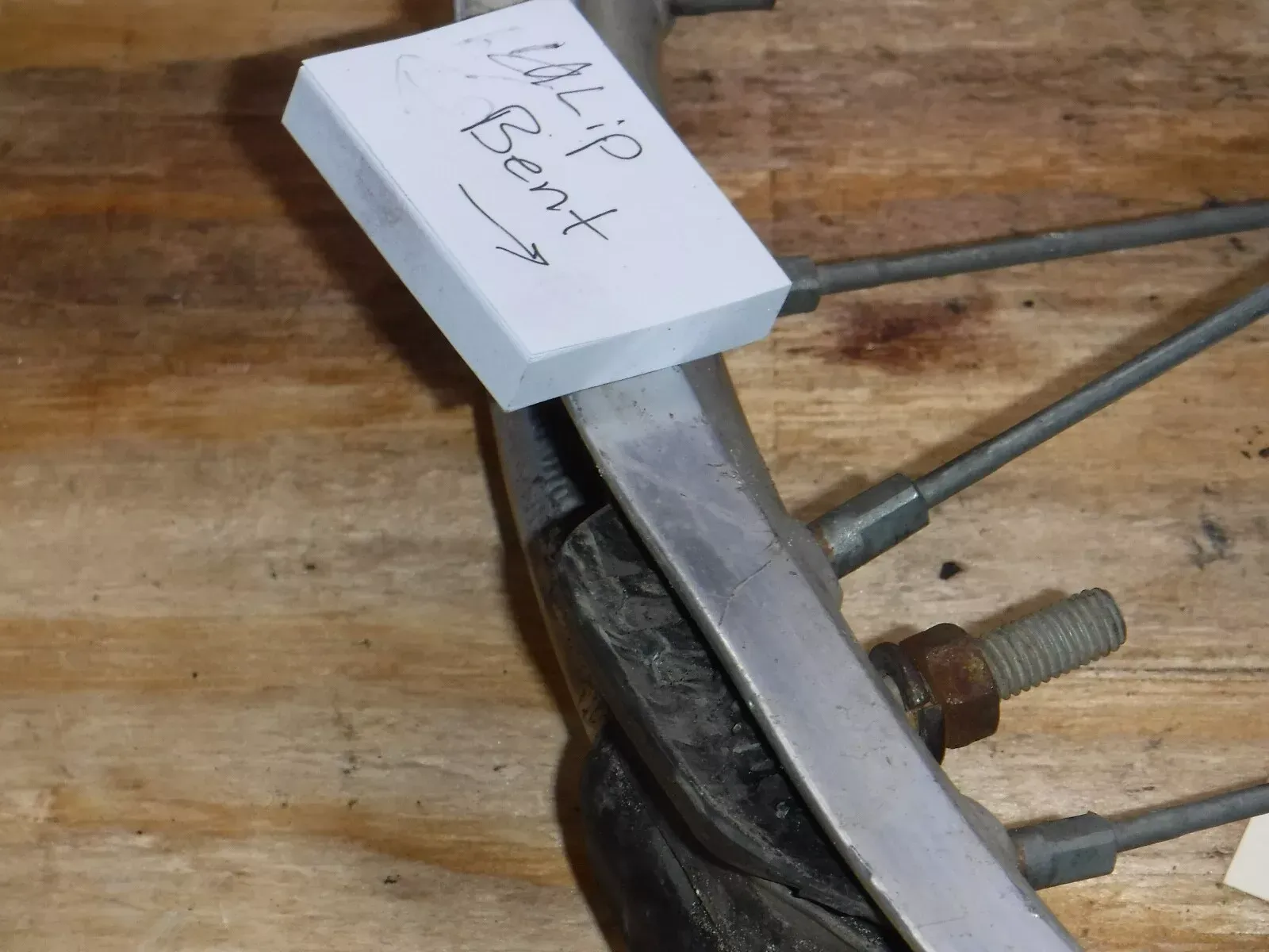 Cr250 Front Wheel Rim Hub Spokes Complete 1997