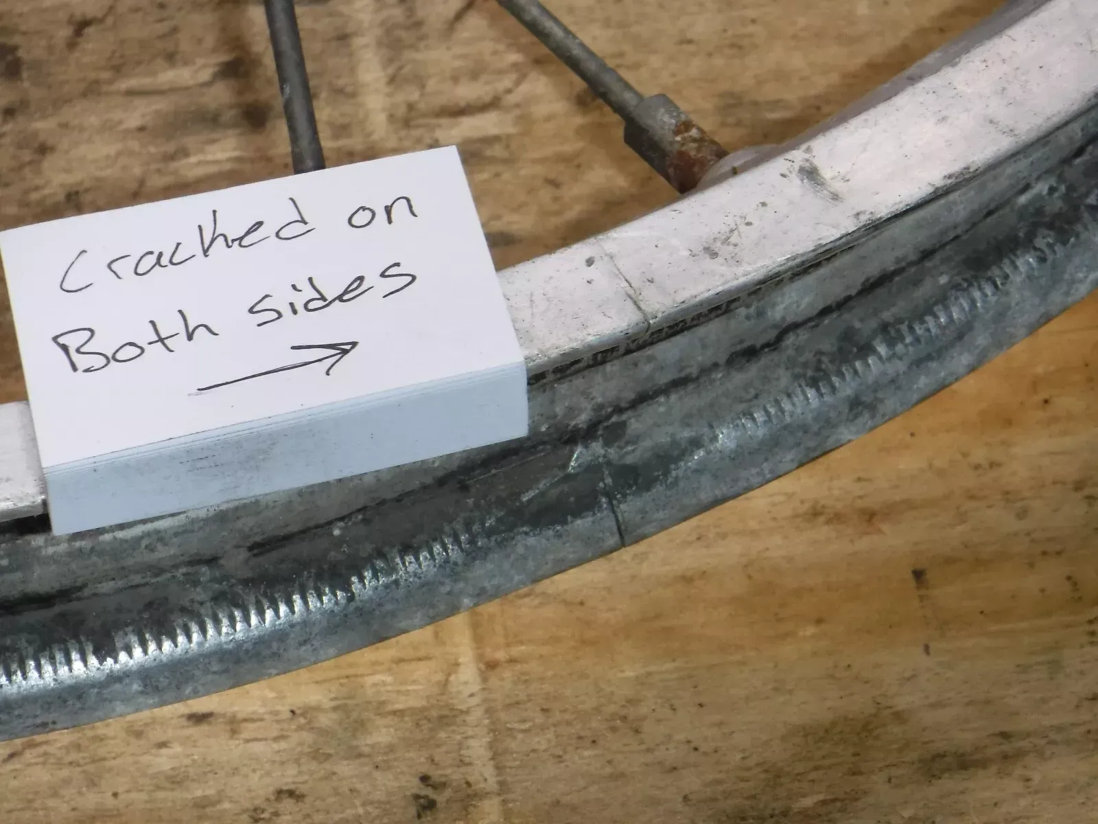 Cr250 Front Wheel Rim Hub Spokes Complete 1997