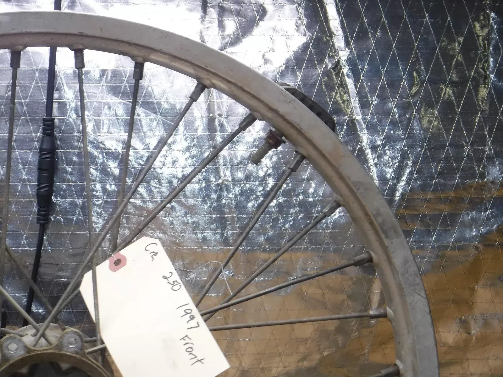 Cr250 Front Wheel Rim Hub Spokes Complete 1997