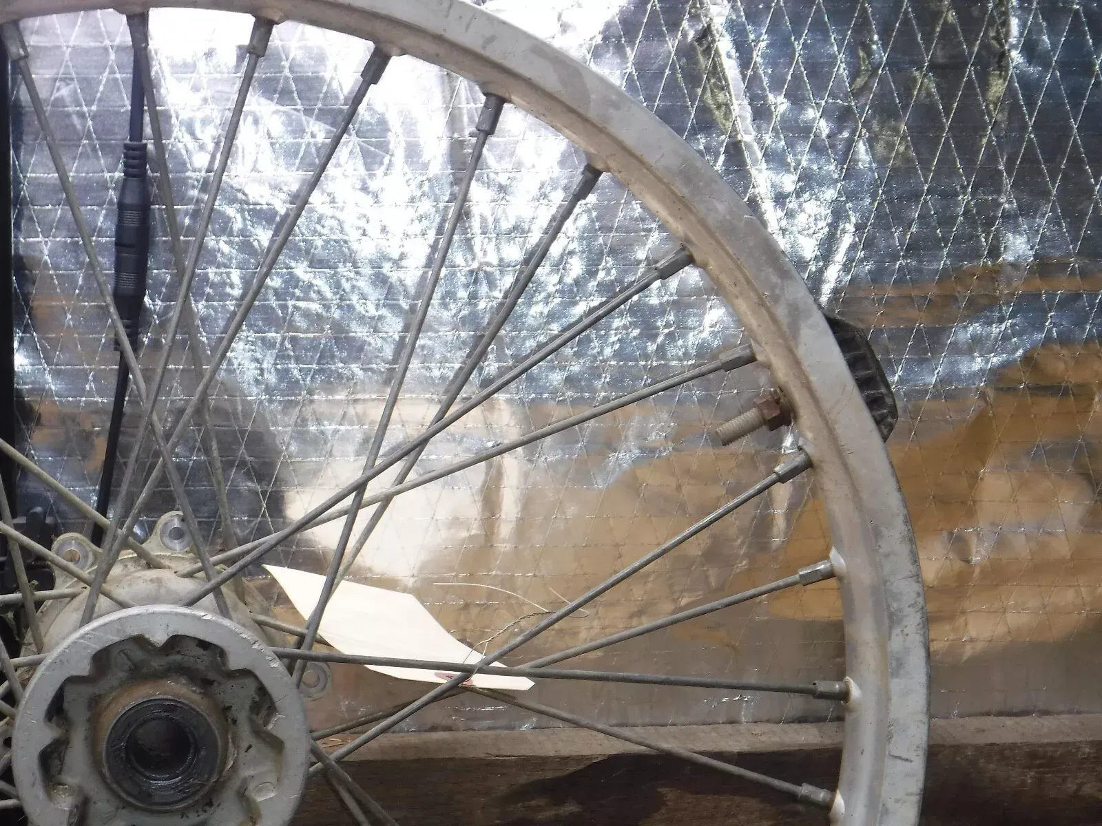 Cr250 Front Wheel Rim Hub Spokes Complete 1997