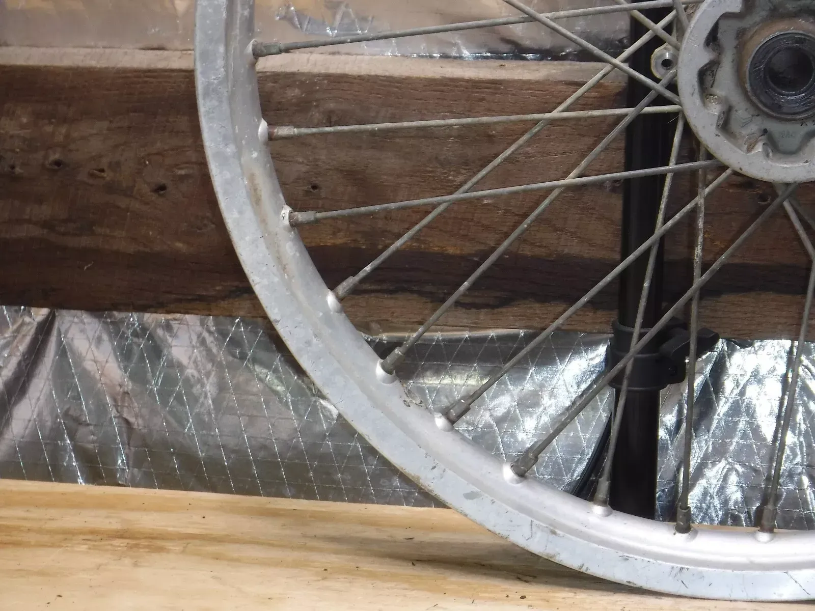 Cr250 Front Wheel Rim Hub Spokes Complete 1997