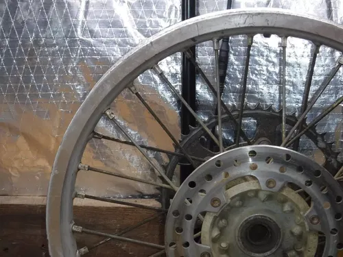 Yz125 Rear Wheel Spokes Rim Hub Complete 1995
