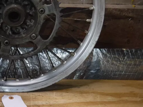 Yz125 Rear Wheel Spokes Rim Hub Complete 1995