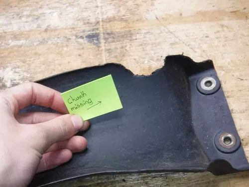 Kx250 Rear Splash Guard Mud Flap Intake Air Box 2004 *