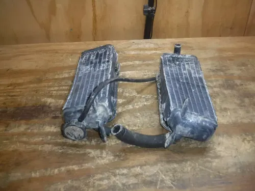 1986 Rm250 Radiators Rad Left Right Pressure Cap Comb Cooling 1986 1987