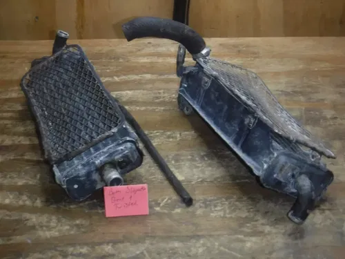 1986 Rm250 Radiators Rad Left Right Pressure Cap Comb Cooling 1986 1987