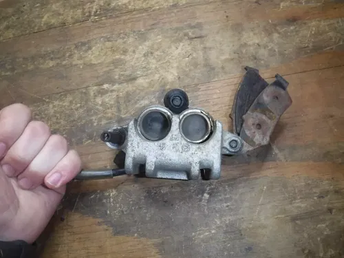 2012 RMZ450 Front Brake Assembly Mastercylinder Caliper Line