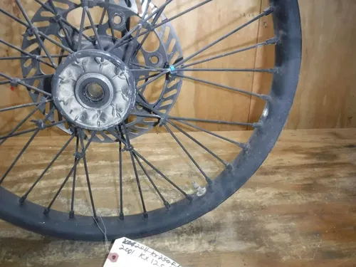 2001 Kx125 (A) Front Wheel Rim Hub Spokes Complete