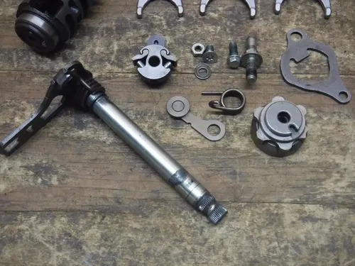 2010 KX250F Transmission Main Counter Drum Forks 2009 2011 2012 2013 GEAR BOX