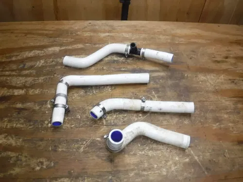 2013 RMZ450 Radiator Hoses Hose White Rad Pipes