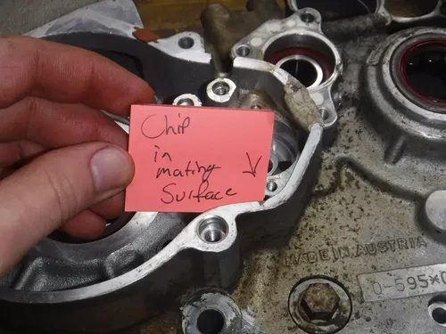 2000 KTM 400 EXC Crankcase Crank Case Left Side