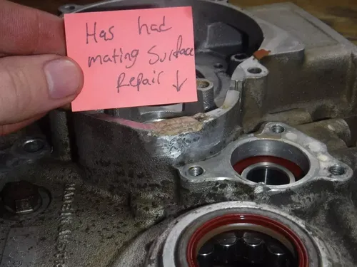 2000 KTM 400 EXC Crankcase Crank Case Left Side