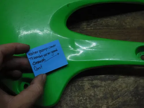 M22 2002-2022 KX65 Front Left Shroud Plastics Green KX 65 Kawasaki Fender