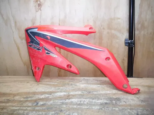 2007 CRF450r Honda Left Front Fairing Fender Shroud Plastic Red