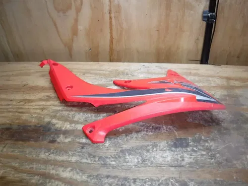 2007 CRF450r Honda Left Front Fairing Fender Shroud Plastic Red