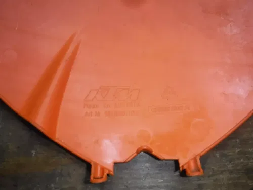 2000 KTM 400 EXC Front Number Plate Plastic Orange