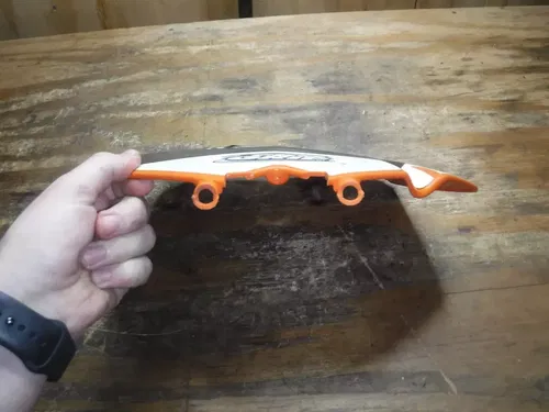 2000 KTM 400 EXC Front Number Plate Plastic Orange