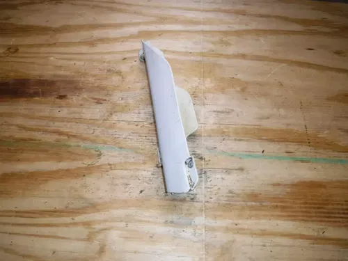 Rm125 Left Side Front Fork Guard Plastic White 1998 (A)