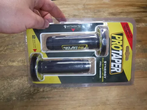 (M20) Pro Taper Grips **NEW** Handle Bar Grips Yellow