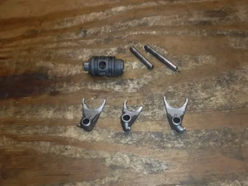 2003 Kx100 (A) Transmission Shift Fork Drum Rods Selector
