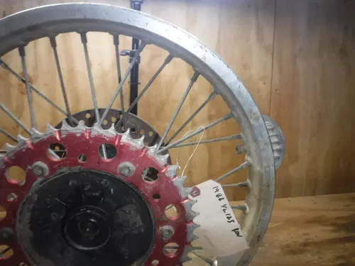 1988 Yz125 Rear Wheel Rim Hub Spokes Complete