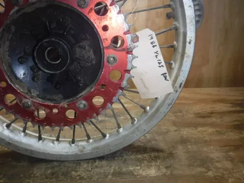 1988 Yz125 Rear Wheel Rim Hub Spokes Complete