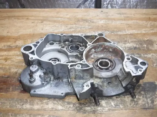 1990 Kx125 KawasakiRight Side Crank Case Crankcase Bottom End Kicker Side
