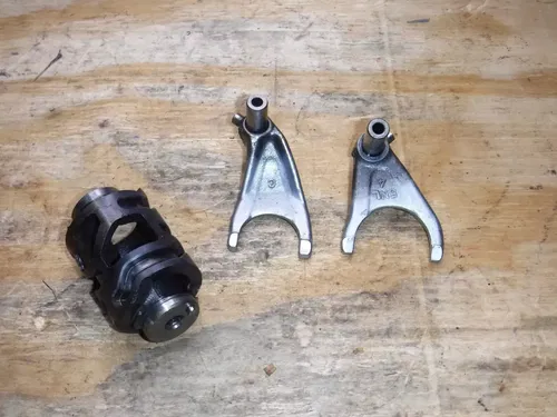 Yz250f Transmission Drum Forks Rods Linkage 2002