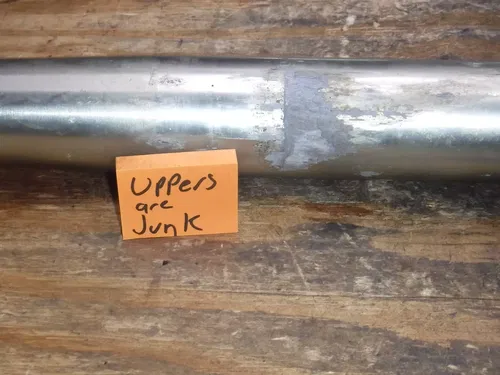 1990 Yz125  Left Front Fork Suspension Upper Lower Legs Parts Only
