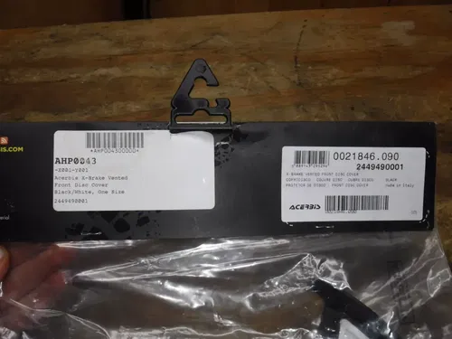 **NEW** (M17) Acerbis X Brake Vented Front Disc Cover Plastic 2449490001