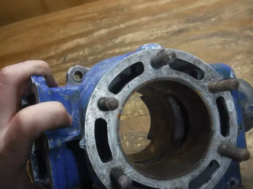 1986 Rm250 Top End Jug Cylinder Engine Motor Head 1985 1986 1987 1988 NEEDS WORK