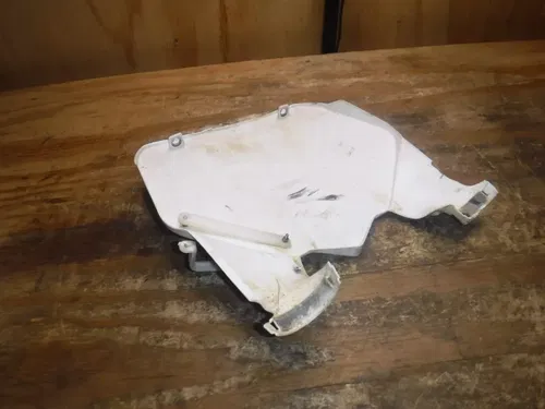 2010 CRF250r (A) Front Number Plate Plastics Plastic Body White