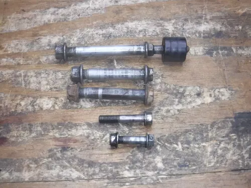 2004 RMZ250 (A) Suzuki Rear Shock Linkage Bolts Spring Absorber