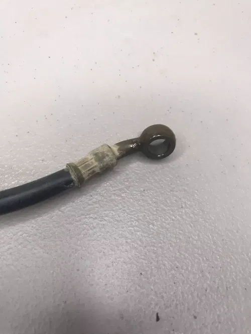 Yz250f Front Brake Line Hose Pipe Cylinder 2007 *