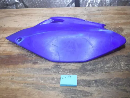 2008 Yz450f Left Side Number Plate Plastic Blue