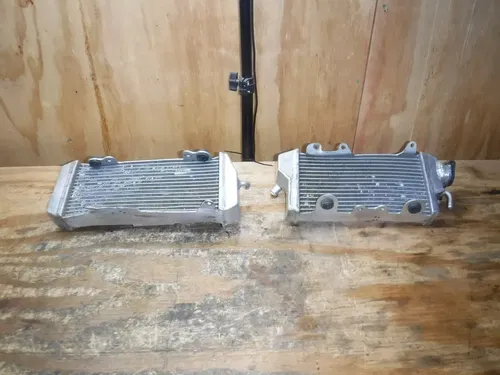 2009 Kx450f Kawasaki Radiators Rad Left Right Pressure Cap Comb Cooling