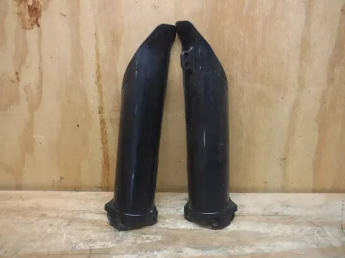 2010 Kx250f Kx450f Front Fork Guards Plastics Black 2009 2011 2012 2013 - 2016