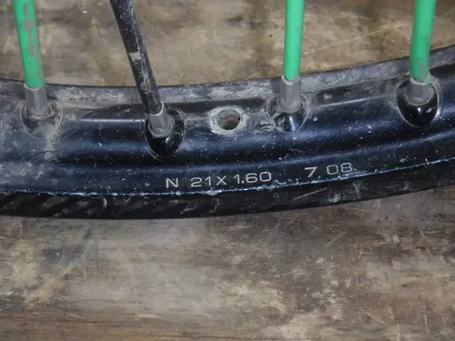 2018 Kx250f Front Wheel Rim Hub Spokes Complete