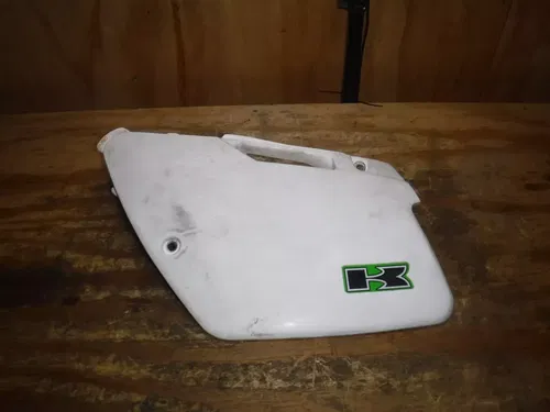 1997 Kx250 (A) Kawasaki Left Side Rear Number Plate Plastics Plastic Body White