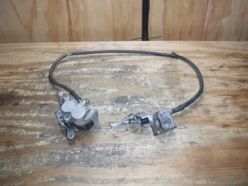 1996 Yz125 (B) Yamaha Front Brake Assembly Hose Line Pipe Mastercylinder