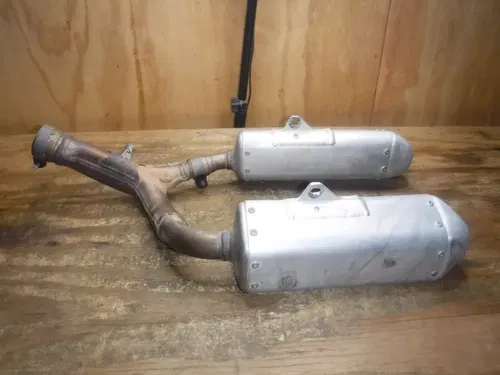 2015 Crf450r Muffler Silencer Right Side Y - Pipe Slip-On Exhaust